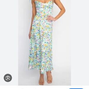 RESA Monet floral mandi dress